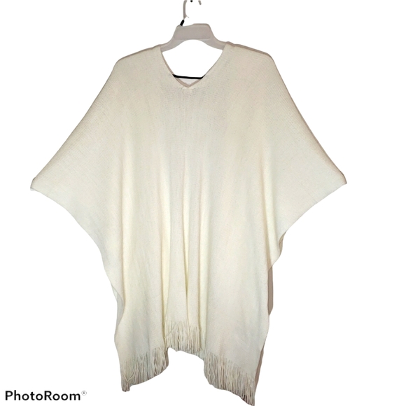 Talla Unica bright white one size Cape. - Picture 2 of 2